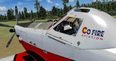 Ilmatraktori AT 802 Fire Boss FSX P3D 26