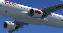 Airbus A320 214 швейцарски FSX P3D 23