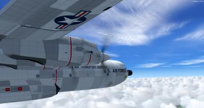 Douglas C 133B Cargomaster omarbetad 2.0 FSX P3D 23