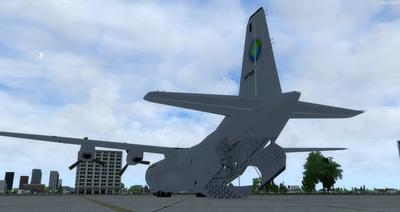 Douglas C 133B Cargomaster herwerkt 2.0 FSX P3D 4