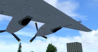 Douglas C 133B Cargomaster omarbeidet 2.0 FSX P3D 7