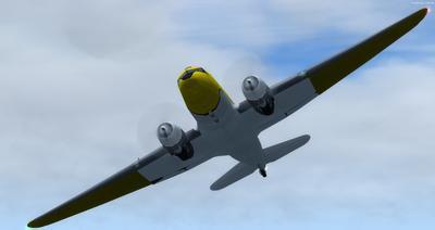 Douglas DC 3 förbättrad FSX P3D 7