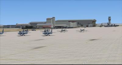 Base de la Fuerza Aérea Edwards KEDW Photoreal FSX P3D 16