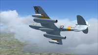 Meteorito Gloster F Mk8 FSX P3D 23