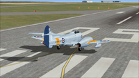 Meteorito Gloster F Mk8 FSX P3D 67