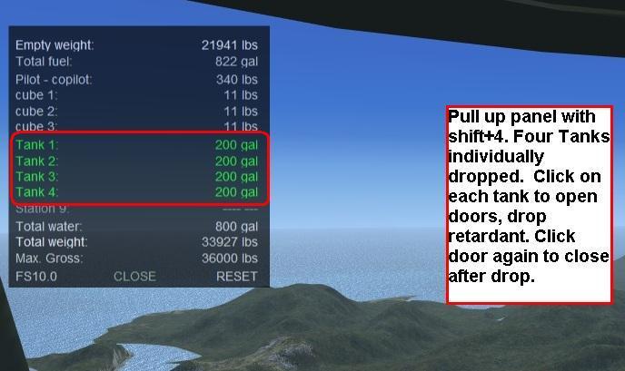 Vertragend druppelpaneel FSX