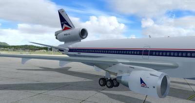 McDonnell Douglas MD 11 multicolorido FSX P3D 6