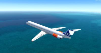 McDonnell Douglas MD 80-serie met meerdere kleuren FSX P3D 25