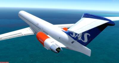 McDonnell Douglas Wielokolorowe malowanie serii MD 80 FSX P3D 26