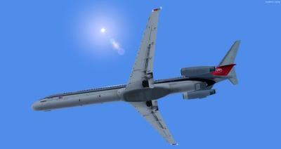 McDonnell Douglas MD 80-serie met meerdere kleuren FSX P3D 28