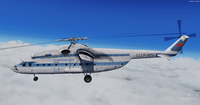 Hákový vrtulník Mil MI 6 FSX P3D 11