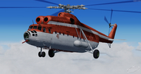 Hákový vrtulník Mil MI 6 FSX P3D 22