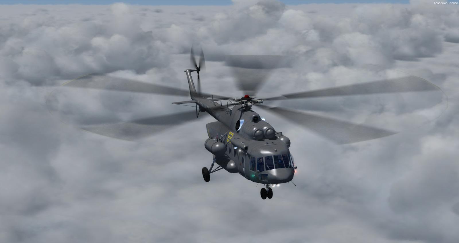 Mil Mi-171 Russian Air Force for FSX and P3D - DOWNLOAD
