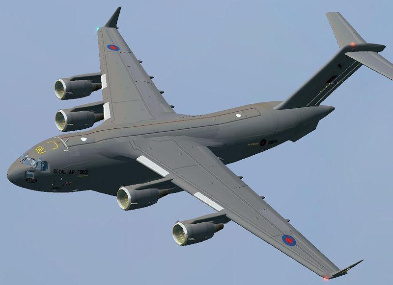 UKMIL C-17グロブマスターIII v1.1 FSX P3D