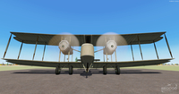 Vickers Vimy FB 27A Bomber FSX P3D 7