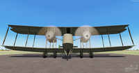 Vickers Vimy FB 27A bombázó FSX P3D 7