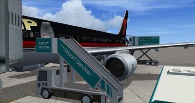 Boeing 757 200唐纳德·特朗普 FSX P3D 17