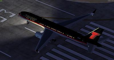 Boeing 757 Donald Trump FSX P3D 20