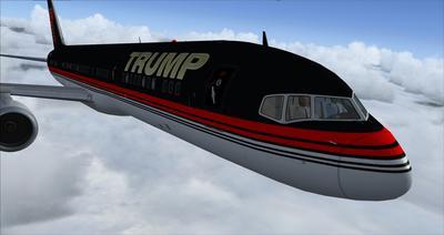 Boeing 757 200唐纳德·特朗普 FSX P3D 3