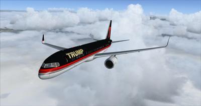 Boeing 757 200 Дональд Трамп FSX P3D 5