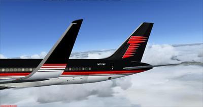 Boeing 757 200 Donalda Trumpa FSX P3D 7