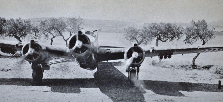 degetul mare CANT Z.1007 bis Sicilia 1941