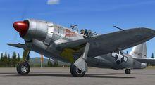 Республика XP 47J Эскорт FSX P3D 2