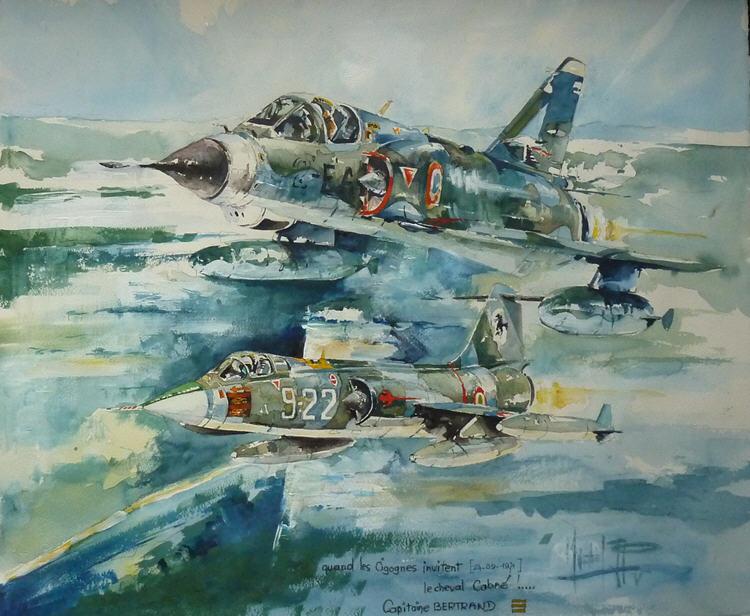 Pilote de Mirage III E à la BA 102 de Dijon, 1971...