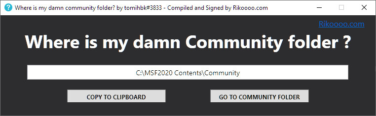MSFS_2020_Community_Folder_Finder