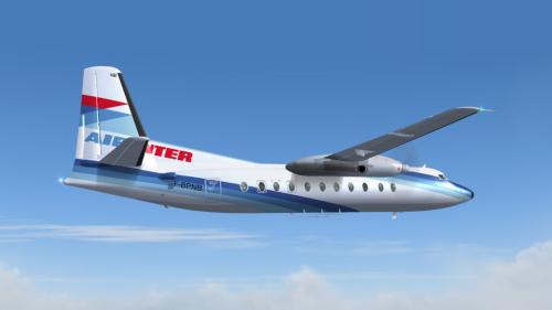 img1 Fokker F27 MK 500 Air Inter FSX & FSX-Steam