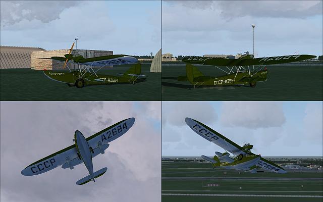 Shavrov 1930 Sh-2 v1.5 X-Plane Introducción a 9